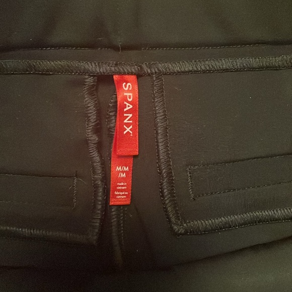Spanx Perfect Pant Black Slim and Straight Medium - Picture 7 of 8
